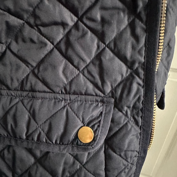 J.Crew Navy Quilted Field Jacket Size XS Like New - Picture 4 of 11
